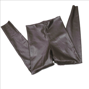 NWOT Joie Brown Vegan Leather Pants Size Medium